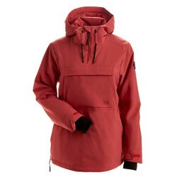 NILS Brighton 1/4 Zip Anorak Women's in Redwood